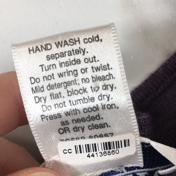 Pendleton Purple Heather Embroidered Sweater Womens Large 100% Merino Wool - Picture 6 of 14